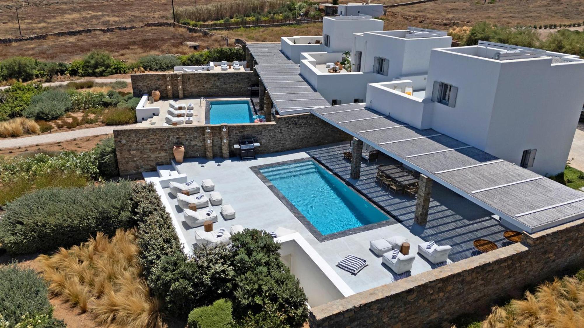 Dreamy 5 Bdr Antiparos Pool Villa Exteriör bild